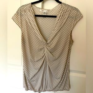 Max Studio Polka Dot Top